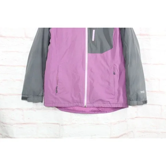 LL Bean Purple Polyester Lined Insulated Zip-up Hooded Wildcat Jacket L - Picture 5 of 11